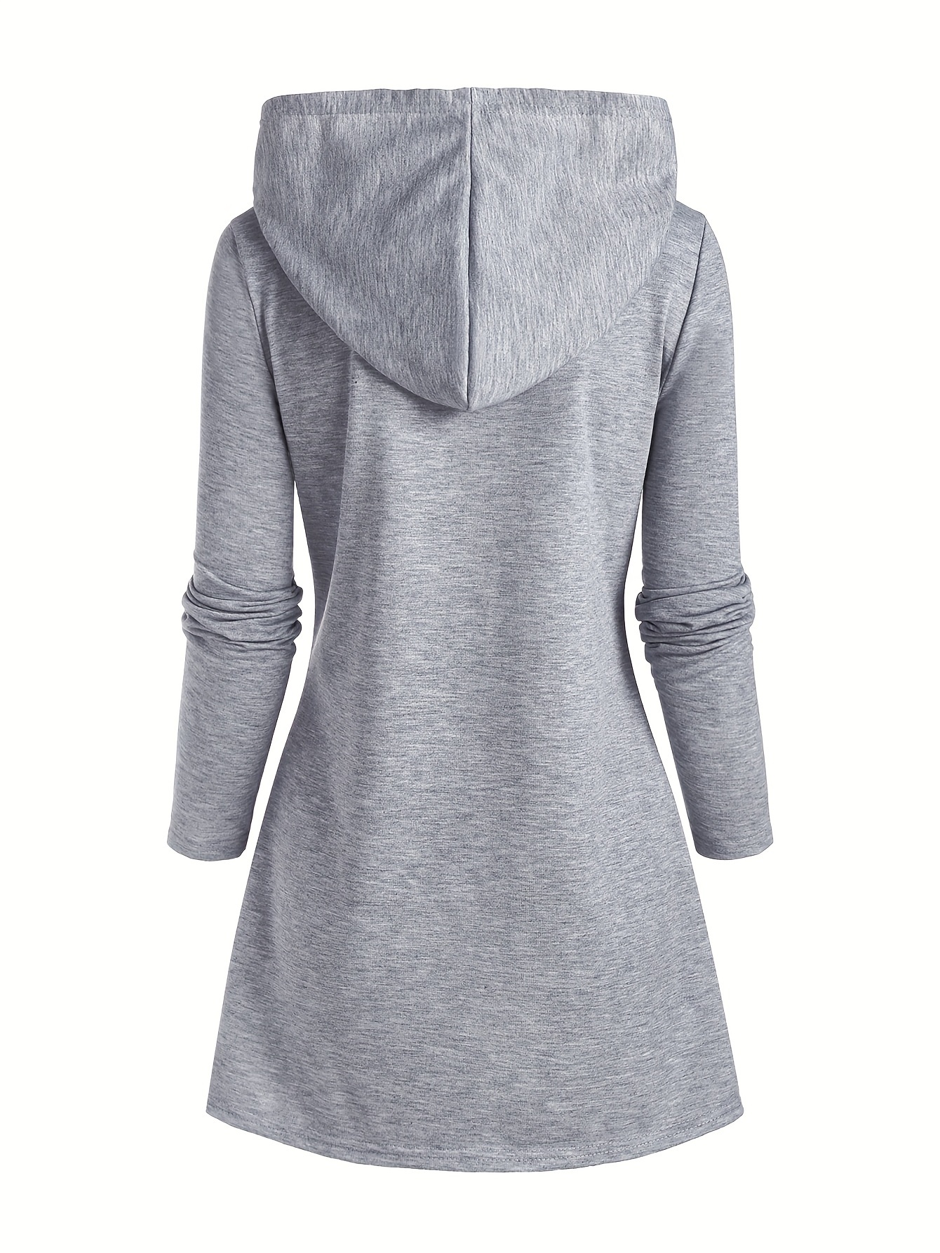 letter print drawstring hoodie casual long sleeve hooded sweatshirt womens clothing details 4